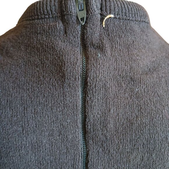 Large Vintage Russ Sleeveless Knit Top Back Zipper Closure & Ribbed Hem 1970's - Picture 6 of 7